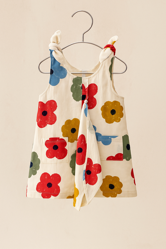 Floral Playsuit with Head Band