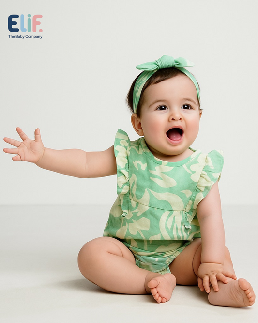 Green Forest Playsuit